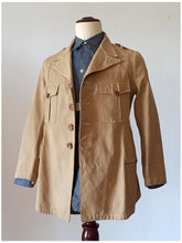 Load image into Gallery viewer, 1930s 1940s - Fabulous Heavy Linen TwillJacket -
