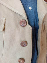Load image into Gallery viewer, 1930s 1940s - Fabulous Heavy Linen TwillJacket -
