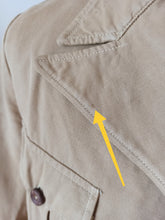Load image into Gallery viewer, 1930s 1940s - Fabulous Heavy Linen TwillJacket -
