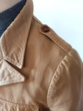 Load image into Gallery viewer, 1930s 1940s - Fabulous Heavy Linen TwillJacket -
