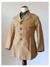 Load image into Gallery viewer, 1930s 1940s - Fabulous Heavy Linen TwillJacket -
