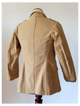 Load image into Gallery viewer, 1930s 1940s - Fabulous Heavy Linen TwillJacket -
