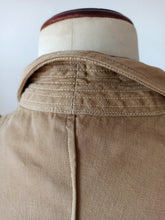 Load image into Gallery viewer, 1930s 1940s - Fabulous Heavy Linen TwillJacket -
