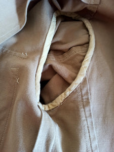 1930s 1940s - Fabulous Heavy Linen TwillJacket -