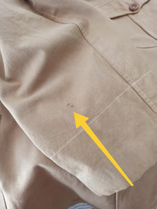 1930s 1940s - Fabulous Heavy Linen TwillJacket -