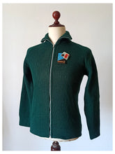Load image into Gallery viewer, 1960s 1970s - NORDPOL - Deadstock Men&#39;s Green Zipper Jacket - Sz 4
