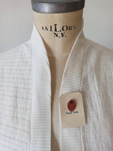 Charger l&#39;image dans la galerie, 1940s 1950s - DARIO SOLES - Deadstock Cardigan Cotton Jacket - Sz 3
