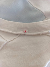 Cargar imagen en el visor de la galería, 1940s 1950s - DEADSTOCK - Gorgeous Blue Grey White Cotton Top - Sz 2
