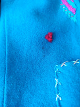 Charger l&#39;image dans la galerie, 1940s 1950s - Gorgeous Blue Embroidered Mexican Jacket
