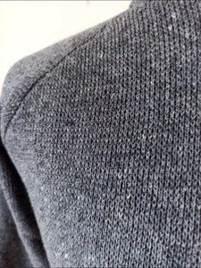 1960s 1970s - NORDPOL - Deadstock Men's Grey Zipper Jacket - Sz 5