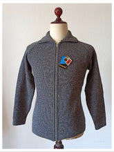 Load image into Gallery viewer, 1960s 1970s - NORDPOL - Deadstock Men&#39;s Grey Zipper Jacket - Sz 5
