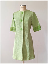 Load image into Gallery viewer, 1960s - LEURIER, Italia - Stunning Green Beaded Couture Coat - W32 (82cm)
