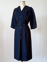 Cargar imagen en el visor de la galería, 1950s - POVEL&#39;S, Paris - Outstanding Couture Coat Dress - W31 (80cm)
