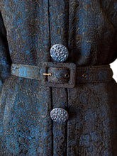 Cargar imagen en el visor de la galería, 1950s - POVEL&#39;S, Paris - Outstanding Couture Coat Dress - W31 (80cm)
