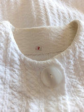 Load image into Gallery viewer, 1950s - DARIO SOLES, Spain - Deadstock White Cardigan - Sz 2
