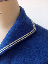 Charger l&#39;image dans la galerie, 1950s - SMARTEX, France - Gorgeous Sailor Wool Jumper - W29 (74cm)
