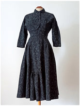 Load image into Gallery viewer, 1950s - Superb Black Bolero Dress - W25 (64cm)

