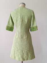 Load image into Gallery viewer, 1960s - LEURIER, Italia - Stunning Green Beaded Couture Coat - W32 (82cm)
