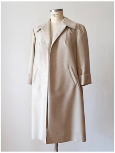 1950s - Exquisite Soft Wool Coat  - Sz M/L