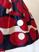 Charger l&#39;image dans la galerie, 1950s 1960s - CHERIE MODELL - Deadstock Stunning Cotton Dress - W28.5 (72cm)
