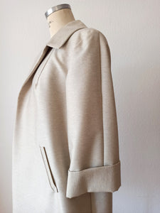 1950s - Exquisite Soft Wool Coat  - Sz M/L