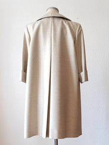 1950s - Exquisite Soft Wool Coat  - Sz M/L