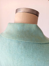 Charger l&#39;image dans la galerie, 1950s - CASALS &amp; COMAS - Deadstock Turquoise Cardigan - Sz 3
