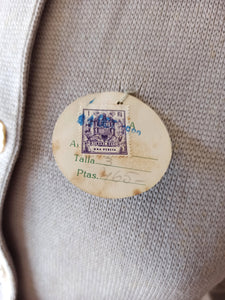 1950s - CASALS & COMAS - Deadstock Cardigan - Sz 3