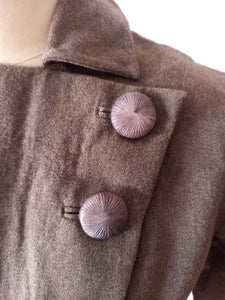 1940s - Stunning Gabardine Wool Dress - W25 (64cm)