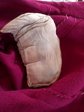 Load image into Gallery viewer, 1930s 1940s - Stunning Burgundy Embroidered Wool Dress - W27.5 (70cm)

