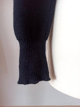 Load image into Gallery viewer, 1940s - Gorgeous Black Embroidery Cardigan
