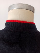 Load image into Gallery viewer, 1940s - Gorgeous Black Embroidery Cardigan
