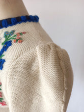 Load image into Gallery viewer, 1930s 1940s - Outstanding Beauty Embroidery Cardigan
