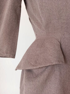 1940s - Stunning Gabardine Wool Dress - W25 (64cm)