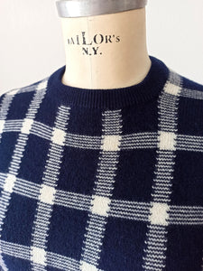 1950s 1960s - BALLANTYNE, Scotland - Gorgeous Cashmere Sweater - Sz 38