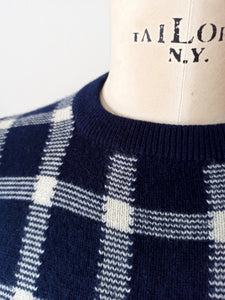 1950s 1960s - BALLANTYNE, Scotland - Gorgeous Cashmere Sweater - Sz 38