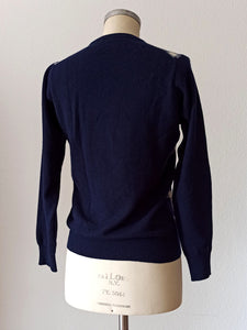1950s 1960s - BALLANTYNE, Scotland - Gorgeous Cashmere Sweater - Sz 38