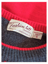 Load image into Gallery viewer, 1940s 1950s - FASHION HILL, USA - Wool Men&#39;s Sweater - Sz Small
