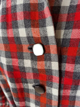 Load image into Gallery viewer, 1950s - Gorgeous Plaid Flannel Wool Blouse - W31 (80cm)

