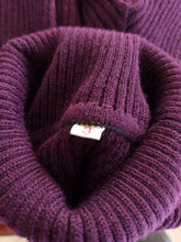 Load image into Gallery viewer, 1960s - MACAP, Spain - Deadstock Eggplant Color Turtleneck - Sz 3
