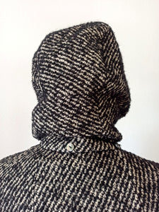 1950s 1960s - Fabulous Wool Hooded Cape