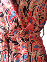 Cargar imagen en el visor de la galería, 1940s - Stunning Rayon Silk Housecoat
