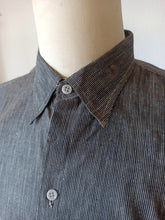 Charger l'image dans la galerie, 1930s 1940s - A. BATALLA, Barcelona - Deadstock Blue Striped Cotton Shirt
