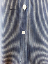 Load image into Gallery viewer, 1930s 1940s - CORONA, Barcelona - Deadstock Blue Striped Cotton Shirt
