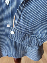 Load image into Gallery viewer, 1930s 1940s - CORONA, Barcelona - Deadstock Blue Striped Cotton Shirt
