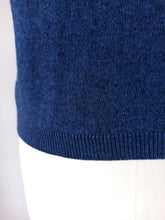 Load image into Gallery viewer, 1950s - BALLANTYNE, Scotland - Airforce Blue Cashmere Jumper
