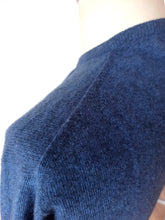 Load image into Gallery viewer, 1950s - BALLANTYNE, Scotland - Airforce Blue Cashmere Jumper

