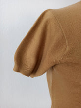 Cargar imagen en el visor de la galería, 1950s - BALLANTYNE, Scotland - Bronce Brown Cashmere Jumper
