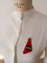 Charger l'image dans la galerie, 1950s - SUBLYM - Deadstock White Cardigan - Sz 2
