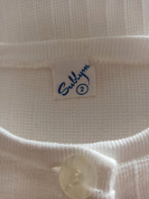 Charger l'image dans la galerie, 1950s - SUBLYM - Deadstock White Cardigan - Sz 2
